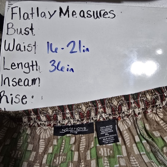 Vintage Notations 90s Peasant Bohemain Broom Skirt - Picture 8 of 8